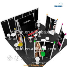 Portable exhibition system modular exhibition booth display stand